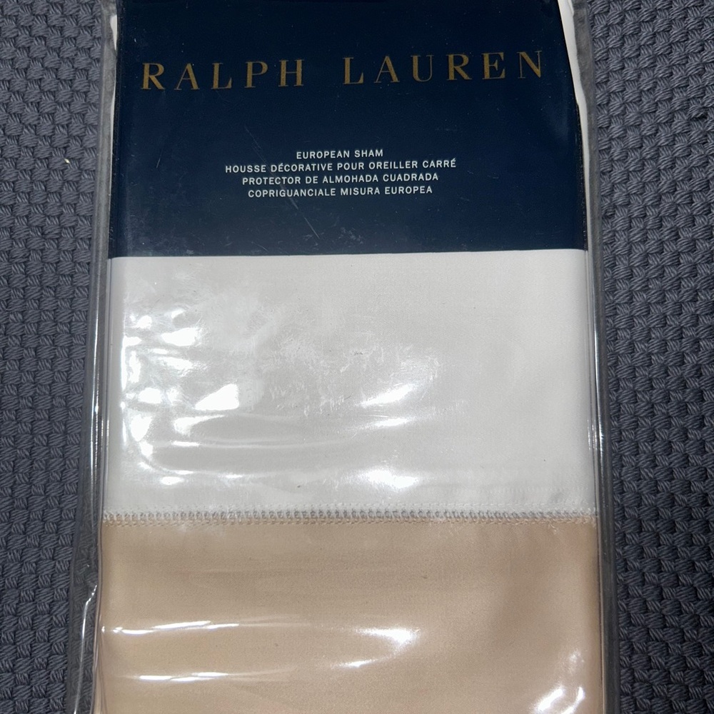 NWT Ralph Lauren RL Langdon Euro Sham